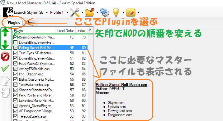Skyrim Se Modのロードオーダーを最適化 Loot の使い方 ロードオーダーはmod管理に非常に大事 19 9 17 日本語化を追記 Rolling Sweet Roll